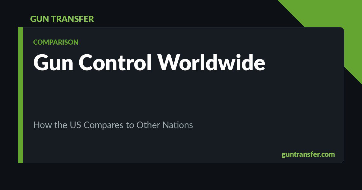 Gun Control Around the Globe: A Comparison Between the United States and Other Nations